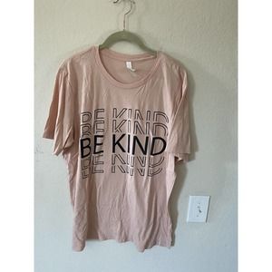 womens canvas be kind tshirt size xl